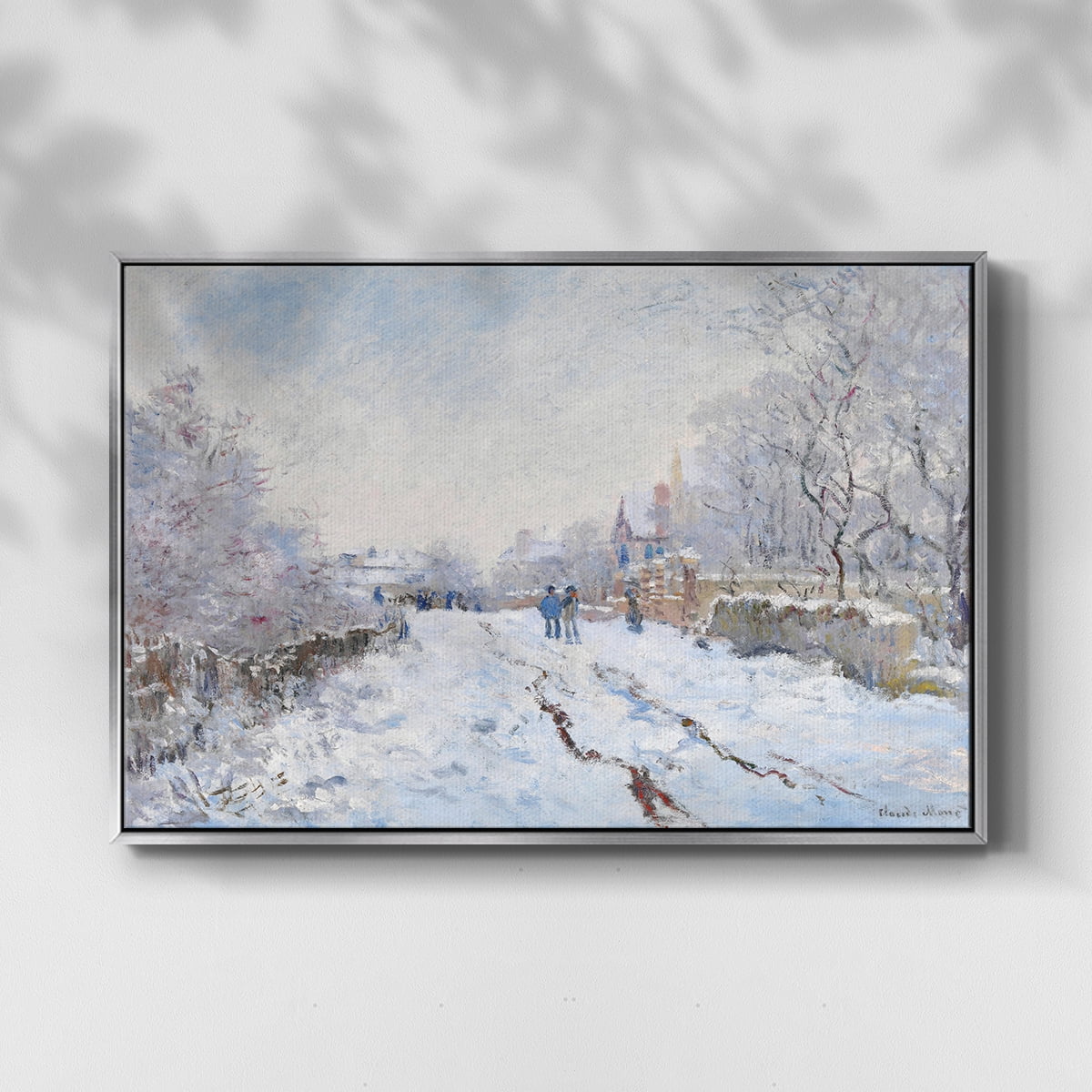 Vintage Landscape-CCXCV By Wexford Home Framed in Silver Wood Gallery Wrapped Canvas 17 in. x 25 in.