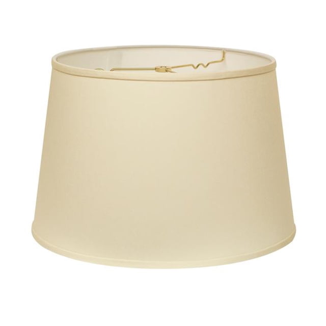 HomeRoots 470272 18 in. Rounded Empire Slanted No Slub Lampshade - Ivory