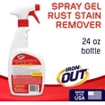 thumbnail image 2 of Rust Stain Remover Spray Gel, Remove Rust Stains in Bathrooms, Kitchens, Laundry, and Outdoors, Made in the USA, 24 Ounces, 2 of 4