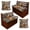 Camo Hunting USA Flag Deer, variant on Chririnla RV Dinette Cushion Covers Piano Music Note Camper Cushion Covers Dinette Booth Set RV Seat Covers for Travel Trailer Couch Sofa,2 Bench & 2 Backrest Cover,2 Pillow Case