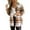 Apricot, variant on SOMER Women's Flannel Plaid Shacket Long Sleeve Button Down Shirts Jacket Coats with Pockets Fall Winter 2025