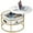 White, variant on Dextrus Round Lift Top Coffee Table, Marble Center Tables with Hidden Storage Compartment for Living Room/Home Office,White