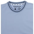 thumbnail image 6 of XRAY JEANS Men's Athletic Slim Fit Ribbed Crewneck T-Shirt, Soft Stretch Performance Cotton Solid Color Tee for Men, Dusk Blue/Twilight Blue, Size Medium, 6 of 6