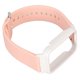 thumbnail image 5 of Correa de reloj de silicona con funda protectora, accesorio de repuesto apto para Mi Band 7 Pro, funda rosa y blanca, 5 of 14