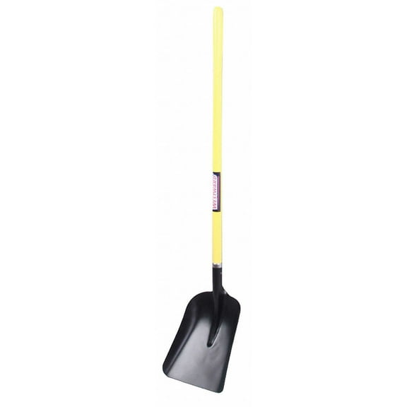 Westward General Purpose Scoop, Handle Length 43 in, Blade Material Steel, Blade Width 11 1/4 in - 12U493