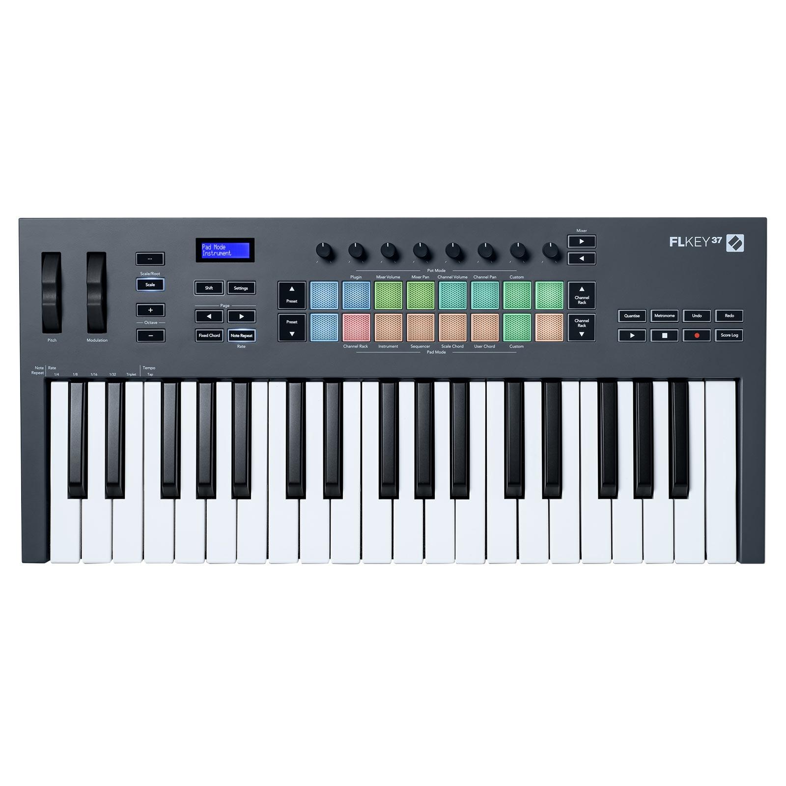 Novation FLkey 37 Full-Size MIDI Keyboard Controller with Stingray Performance Headphones Package