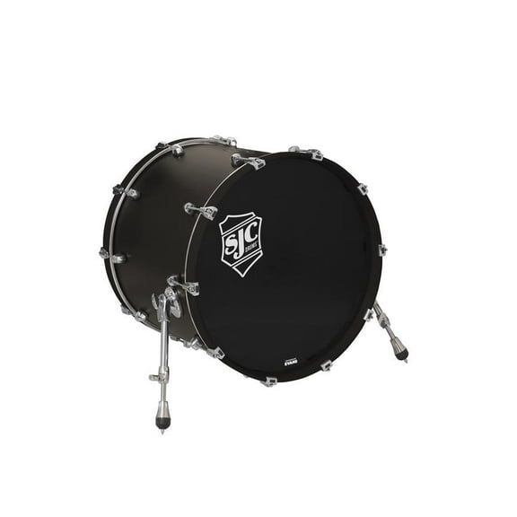 SJC Drums Navigator Bass Drum  18"x22" - Black