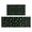 St. Patrick's Day, variant on St. Patrick's Day and Black Hats Kitchen Rugs Set Of 2 (L-Shape), 17"X30"+17"X47" Anti-Fatigue, Non-Slip Washable for Kitchen
