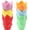 Multicolor 1, variant on 150 Pieces Mini Baking Cups Tulip Baking Cups Cupcake Liners Muffin Liners for Wedding, Birthday, Baby Shower Parties, Black