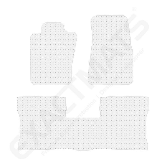 ExactMats - Premium Clear Overlay Floor Mats, Made In USA - Fits Ford Ranger 2001-2011 / Front Driver Mat