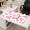 thumbnail image 3 of Pink White Camouflage&nbsp;desk Mouse Padwaterproof,rubber+multispandexno Slip the Camouflage Seriesgaming Mouse PadDesk Pad for Office Home Game 31.5x15.7inches, 3 of 7