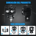 thumbnail image 4 of Par Faros Auxiliares Led 80w Alta/baja Doble Color Auto Moto, 4 of 8