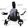 thumbnail image 5 of HELLHERO Dog Pattern Crossbody Bag Double-layer Polyester Adult 4.33"x1.97"x7.09" for Daily Commute or Casual Outings, 5 of 7