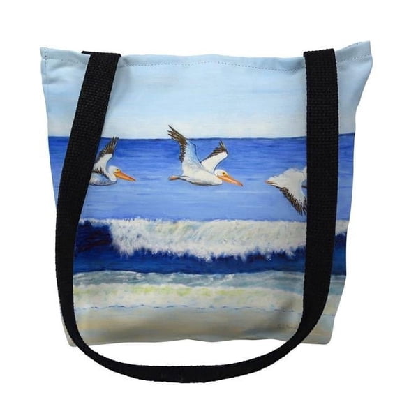 Skimming the Surf Small Tote Bag 13x13 13 inches x 13 inches