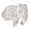 PJ959-Light Blue, variant on UAYOTSE Toddler Unisex Duck Printed Long Sleeve Pajama Set Crew Neck Pullover Top and Elastic Cuff Sleep Pants Sleepers Size 3-6 Months