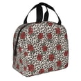 thumbnail image 2 of Easygdp Leopard Print Rose Bolsa Térmica Premium - Tela Oxford Impermeable, Gran Capacidad, Bolsillo Frontal, Unisex para Trabajo, Escuela, Actividades al Aire Libre y Picnics, 2 of 8