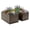 2-Pack Walnut, variant on Leumius 2-Pack 6x3x2 FT Metal Raised Garden Beds, Reinforced Rustproof Colored Steel Planter Boxes for Vegetables, Flowers, Herbs and Succulents Walnut