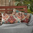 thumbnail image 4 of Asbury Park 19 x 12 in. Outdoor Rectangle Throw Pillow (Set of 2) by Greendale Home Fashions, 4 of 6