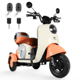 thumbnail image 1 of Moto Bici eléctrica Honey Whale V1 Naranja 3 ruedas, 1 of 6
