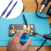 Soimiss Cell Phone Tool Kit Laptop Spudger Blue Plastic Pry Open Device for Device Repair 20Pcs Back to School