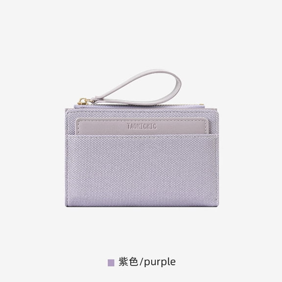 New Women's Wallets Female Short PU Leather Purses Zipper & Hasp Purses Large Capacity Money Bag Solid Coin Purse Card Holders