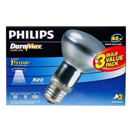 Philips 223149 Duramax 45-Watt R20 Indoor Flood Light Bulb