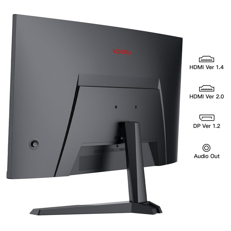 KOORUI 27'' 2K QHD 144Hz 1ms Curved Gaming Monitor, Adpitive KOORUI 27'' 2K QHD 144Hz 1ms Curved Gaming Monitor, Adpitive
