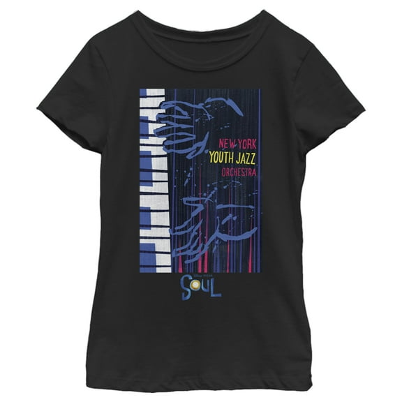 Girl's Soul Youth Jazz Orchestra Graphic Tee Black Medium