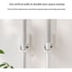 thumbnail image 4 of Soporte para fregonas de pared autoadhesivo plegable Kearding para limpieza de baño, 4 of 6