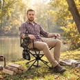 thumbnail image 2 of ELLEGNT 1 PCS Goplus 360° Swivel Hunting Chair – Folding Outdoor Seat with Cup Holder, Storage Pockets, and Cozy Backrest, Camo color, 2 of 10