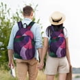 thumbnail image 4 of Rocae Vibrant Abstract Flow for Canvas College Laptop Backpack for Men Women -Small, 4 of 5