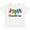 AA-White, variant on Inktastic Merry Christmas Rainbow Holiday Lights Boys or Girls Toddler T-Shirt