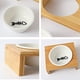 thumbnail image 3 of Cuencos elevados para perros, cuencos de cerámica para perros con marco de madera, cuenco de agua para perros, cuenco de comida para gatos,, 3 of 5