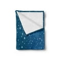 thumbnail image 2 of Winter Soft Flannel Fleece Throw Blanket, Xmas Starry Sky Night and Forest Backdrop Along Birch Pine Trees, Cozy Plush for Indoor and Outdoor Use, 60" x 80", Petrol Blue and Mint Green, by Ambesonne, 2 of 5