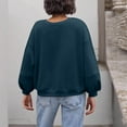 thumbnail image 3 of Diufon Womens Sweatshirts Crewneck Fleece Oversized Pullover Sweaters Fall Winter Cute Tops Teen Girls Clothes, 3 of 7