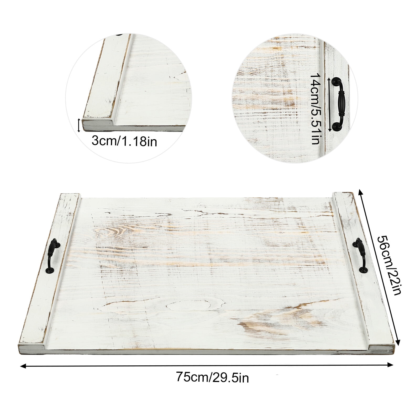 Noodle Board Stove Cover, Pine Wood Kitchen Chopping Board with Handles, 21.65 x 30.31 Inch Wood Stove Top Cover, Versatile Counter Top Tray Tool for Apartment, Restaurant, Caravan