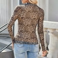 thumbnail image 4 of Womens Shirts Lace Long Sleeve Mesh Mockneck Trendy Cute Going Out Tops for Women Fall Fashion Outfits 2026 Clothes Womens Fashion Top Shirts, 4 of 4