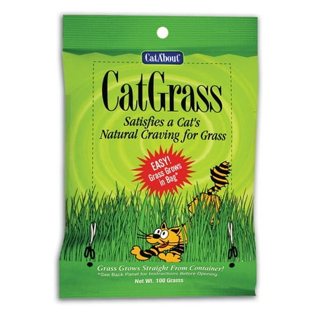 Cat A'bout Cat Grass, 100 grams (Best Grass For Cats)
