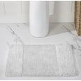 thumbnail image 3 of Better Trends 3 Piece Bathroom Rug Set, 100% Cotton, Extra Soft Tufted Bath Mat, Water Absorbent & Non Slip Bath Rug, (White) Granada Collection, 3 of 7