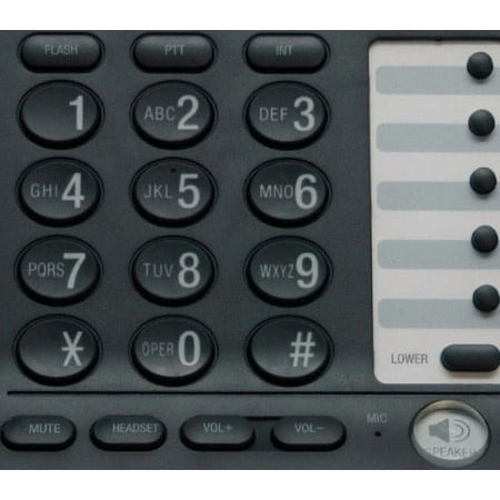 DECT 6.0 Corded Expansion Deskset for Select AT&T Expandable Phone Systems - Black/Silver