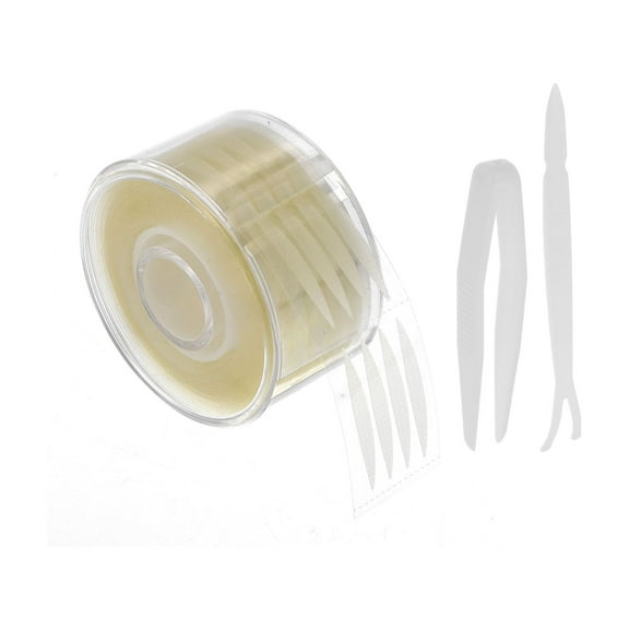 Unique Bargains 1 Set Natural Olives Shape Eyelid Tape for Dating Shopping Skin Color Synthetic Fiber