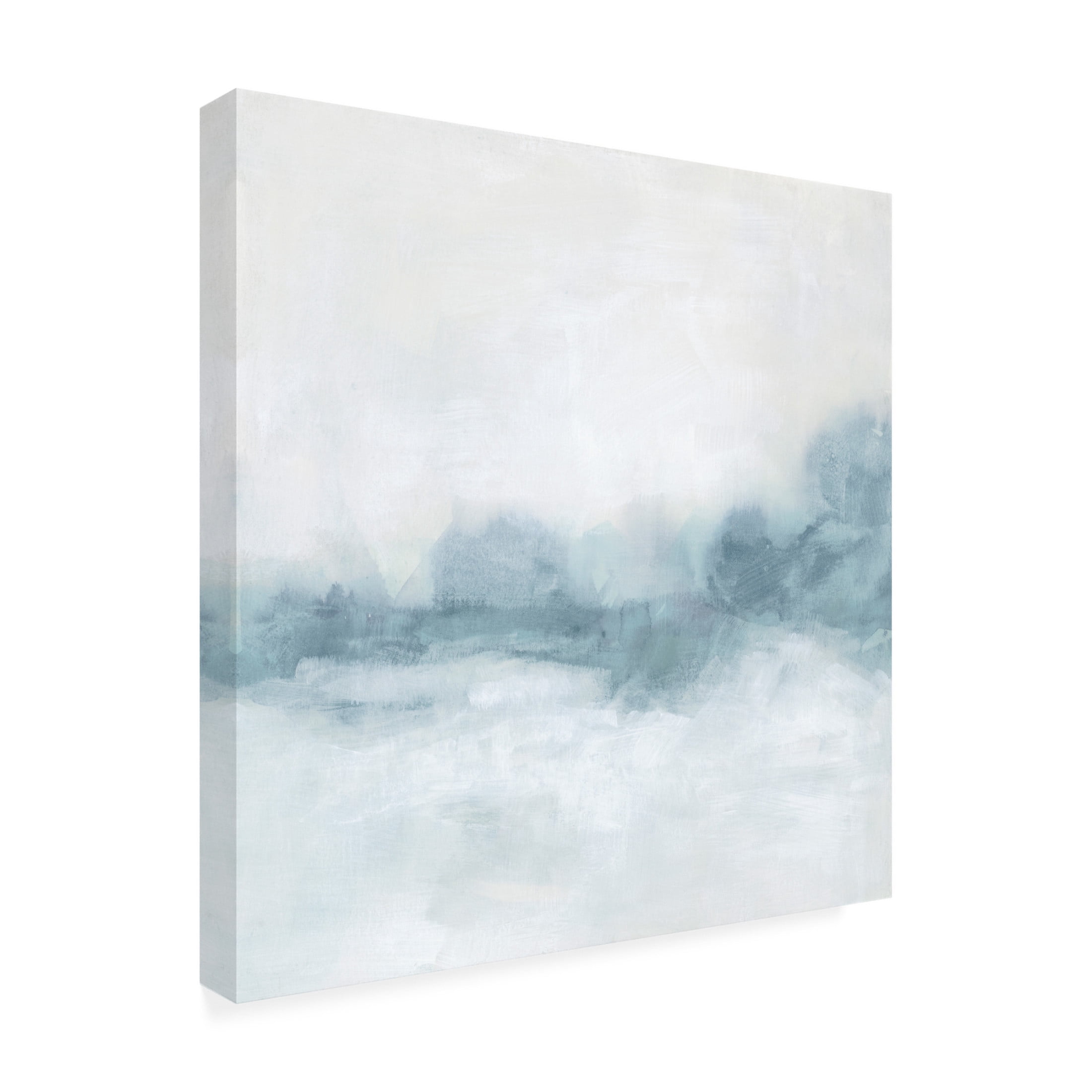 Trademark Fine Art June Erica Vess  Moody Blue Mist II Canvas Wall Art