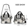 thumbnail image 2 of FORMRS Reusable Lunch Bag for Work School Leakproof Insulated Cooler with Adjustable Shoulder Strap, Gray Cute Cats, 2 of 6