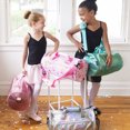 thumbnail image 3 of Wildkin Kids Dance Bag for Boys and Girls, Lightweight, 17 Inch (Holographic Silver), 3 of 7