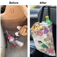 thumbnail image 6 of Yuyamidu Hummingbird Car Garbage Bag Hanging Front or Back Seat Flower Car Trash Bag Waterproof Car Waste Bag Accessories Portable Auto Rubbish Storage Bags, 6 of 7