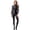 Black, variant on Lady Glossy Bodystocking Stretchy Full Bodysuit Long Sleeve Jumpsuit with Zipper Shiny Smooth Leotard Catsuit for Dance Practice Club Pole Dance