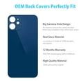 thumbnail image 3 of OEM Rear Back Glass Replacement for iPhone 12 6.1 inches with Reparing Toolkit and Pre-Installed Adhesive (Blue), 3 of 7