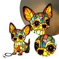 thumbnail image 4 of 2025 New Corgi Lamp and Pug Lamps, Boxer Dog Lamp, Dogs Series Art Night Light, Retro Stained Resin Tabletop LED Night Light, 3D Cute Pet LED Table Lamps, Fun Gift for Dog Lover, 4 of 8