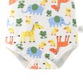 thumbnail image 5 of Agkizg Baby Boy Cotton Printed Short Sleeve Bodysuit, Summer Lightweight Romper for Newborn Infant, 5 of 5