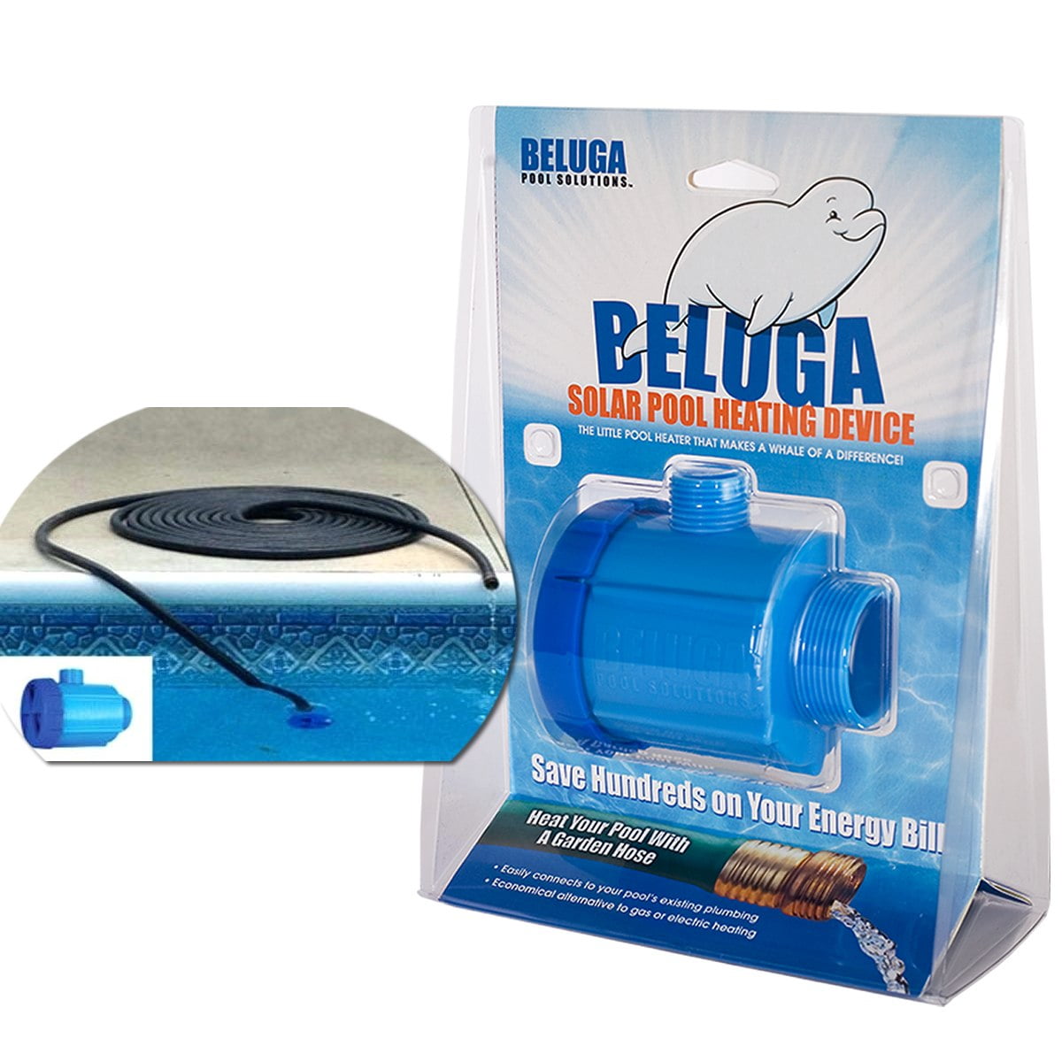 Beluga In u0026 Above Ground Swimming Pool Solar Water Heater System -  Walmart.com